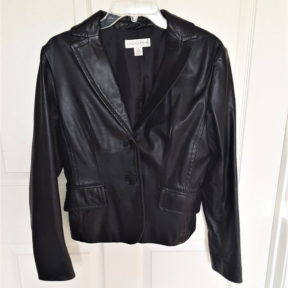 Casual Corner Jackets & Coats Vintage Casual Corner Womens Black